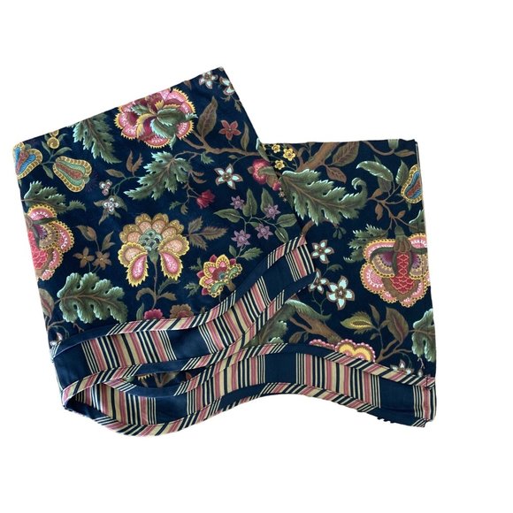 Waverly | Accents | Waverly Imperial Kristy Jacobean Black Floral ...